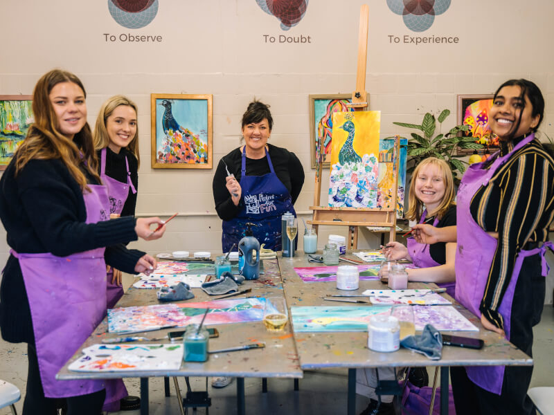 Everything You Need to Know About Paint and Sip Classes in Edinburgh